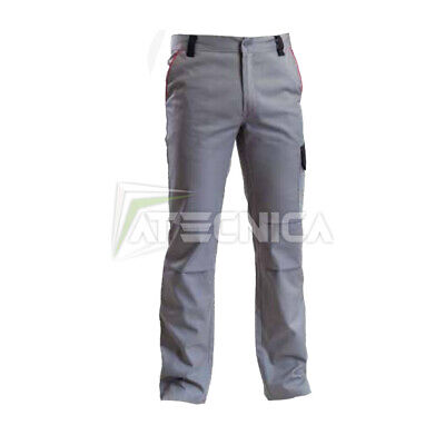 Pantalone da lavoro in cotone 260gr multitasche AERRE WORKER grigio S-XXL