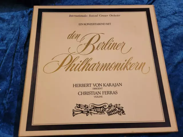 ★★ Berliner Philharmoniker ★★ 4 Lp Box Set / D. Grammophon Karajan Ferras Bolero