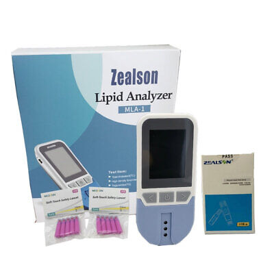 Medidor De Colesterol Medidor de análisis de lípidos Analizador Medidor de prueba de Tg HDL LDL Kit +10 Tiras