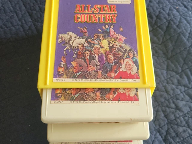 All-Star Country Reader's Digest Stereo 8 Track Boxed Set With Program