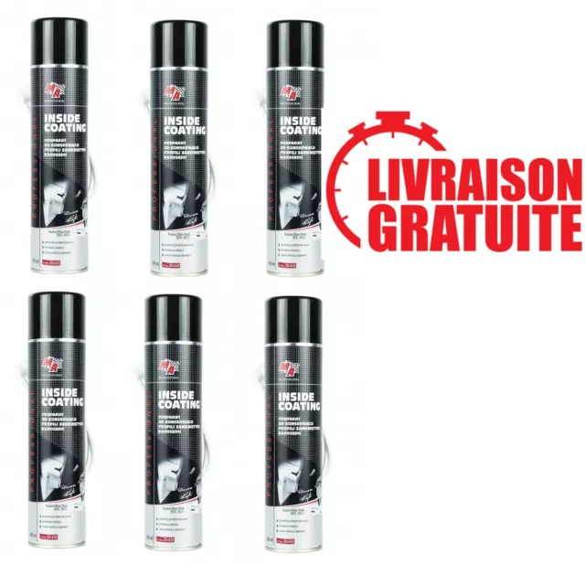 6x Cire Protection anticorrosion Corps creux Aerosol 600ML anti rouille auto