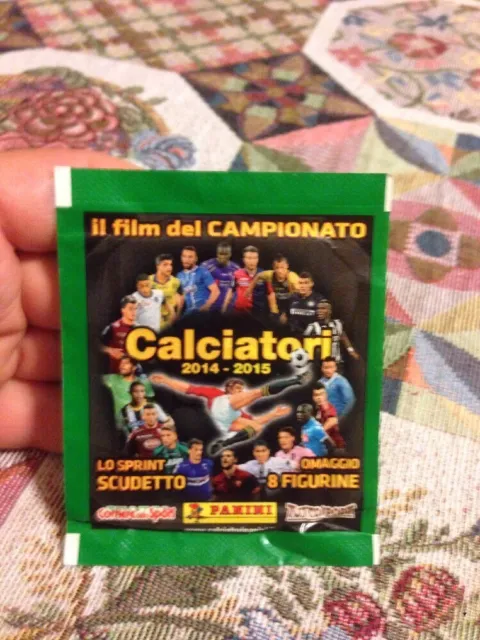 Bustina Sigillata Calciatori 2014/15 Film Campionato Sprint Scudetto Ed. Panini