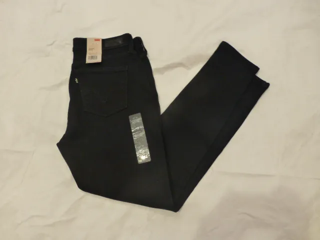 Nwt Womens Levis Legging Jeans $54 Black 12896-0020/58541-0020