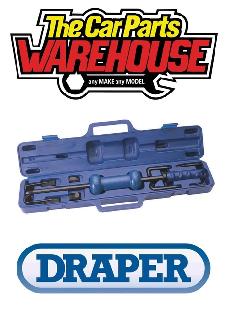 Draper Slide Hammer 10 Piece Kit with Carry Case 52321 Bearing removal puller