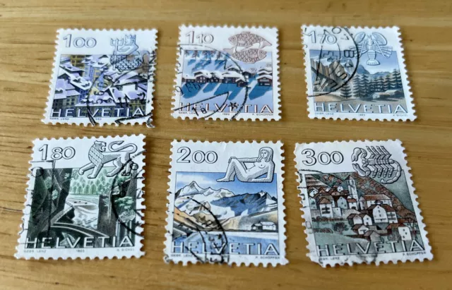 Switzerland stamps 1982