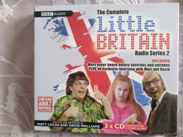 The Complete Little Britain Radio Series 2 on 3 Audio cds