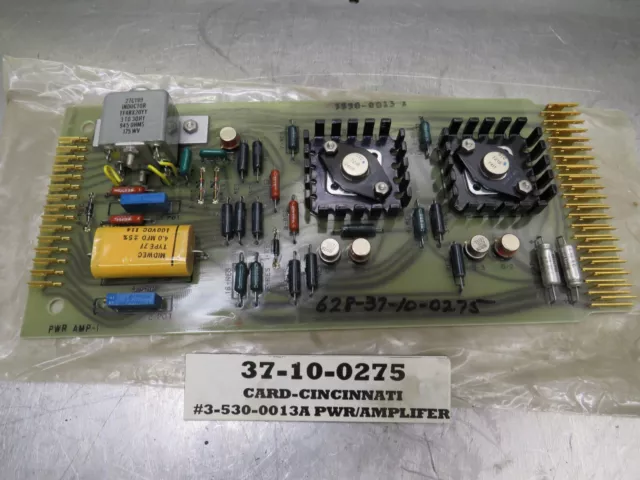 Milacron Cincinnati 3-530-0013A PWR/Preamplifier Card