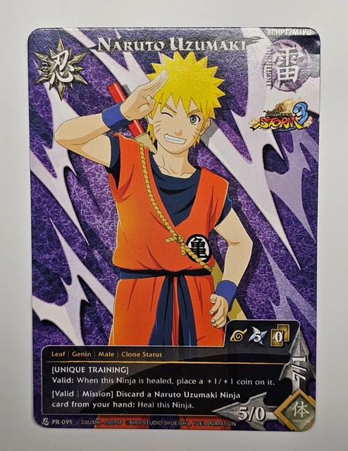 NARUTO CCG NARUTO Uzumaki PR-095 Ultimate Ninja Storm 3 Goku Foil