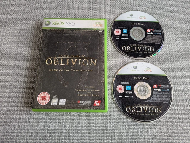 THE ELDER SCROLLS IV Oblivion Game of the Year Edition Microsoft Xbox ...