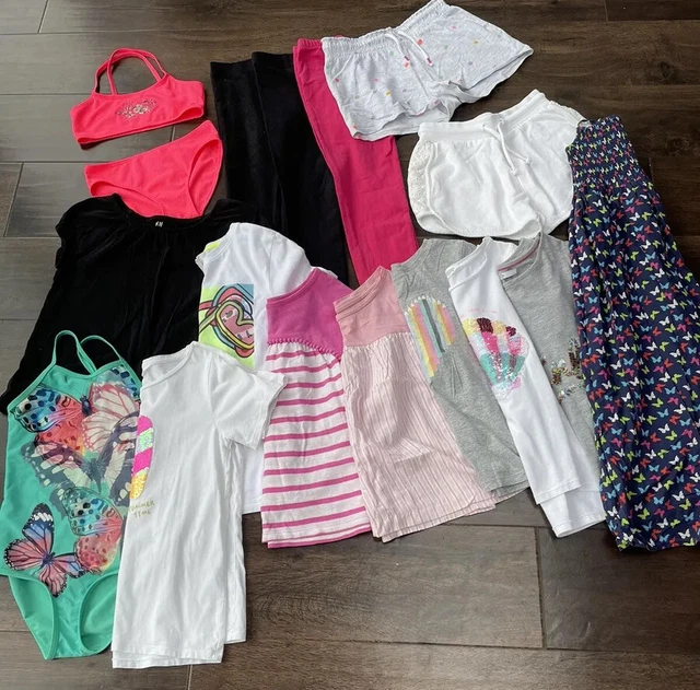 PACCHETTO ABITI ESTIVI RAGAZZE  M&S GAP NEXT età 8 leggings abito vacanze