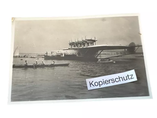 Altes Foto-Flieger-Wasserflugzeug-Kennung-D-1929