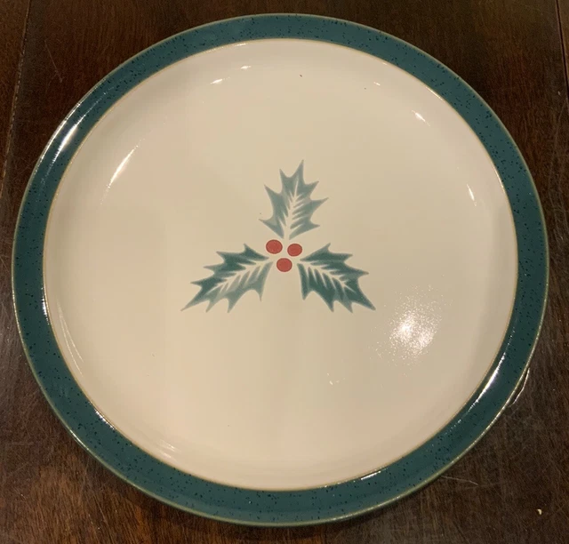 Denby Holly 10.25” Christmas Dinner Plate