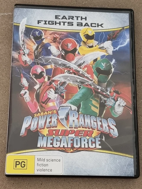 POWER RANGERS SUPER Megaforce Earth Fights Back DVD Region 4 PAL £11.36 ...