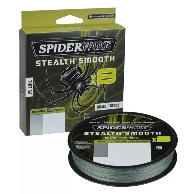 SPIDERWIRE STEALTH SMOOTH 8 Braid 300m Code Red 90lb(40.8kg) 0.35mm SALE  £19.98 - PicClick UK