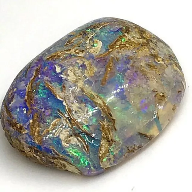 Opale Boulder D'australie 23Ct Australian Opal Queensland