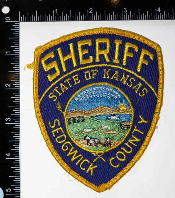 Sheriff Sedgwick County Kansas KS Police Department Patch