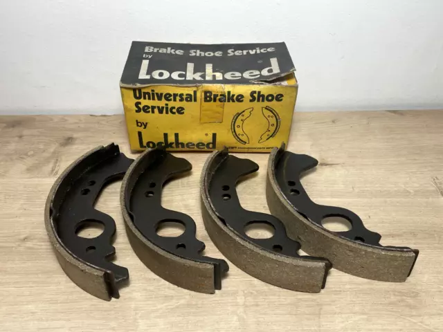 NOS Quality Lockheed Front Rear Brake Shoes Fiat 850 Saloon S Coupe Spyder 65-72