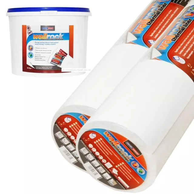 Wallrock Thermal Liner Multi-Pack - 2 Rolls & 10kg Adhesive