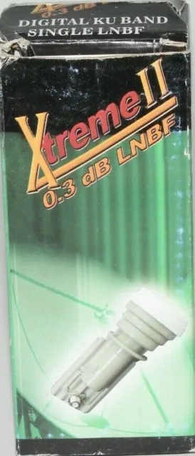 Xtreme II FTA Universal Single Ku Band LNBF 0.3dB Satellite LNB  Linear -  OB