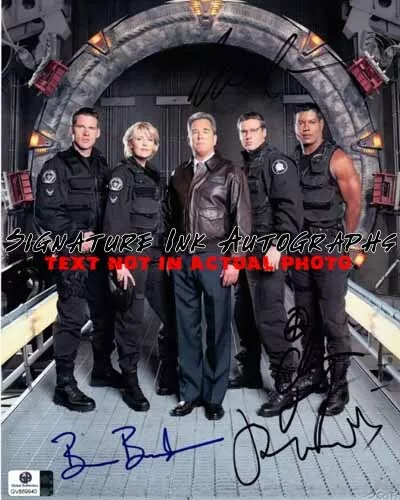 Stargate SG1 Cast Signed 8x10 Autographed Photo reprint