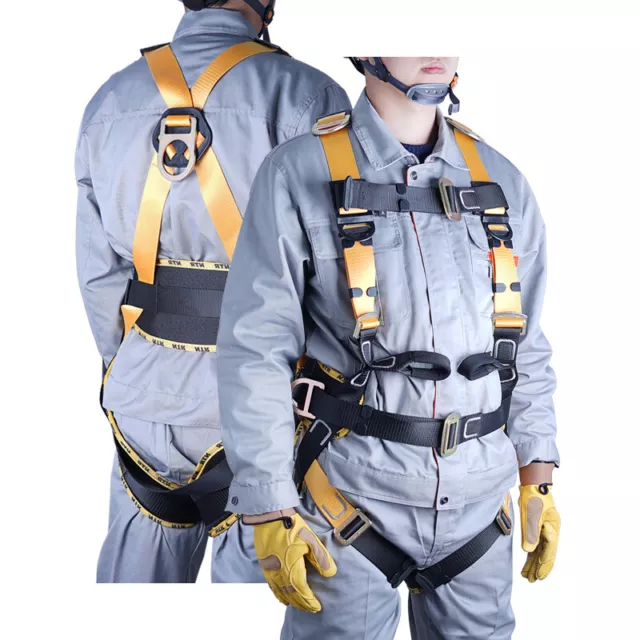 Full Body Harness Fall Arrester Equipment Roofing Work at Height Protection CE 2