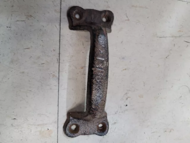 Cast Iron Door Handle for Rustic Barn ,Gate Pull, Shed, Cabinet 3