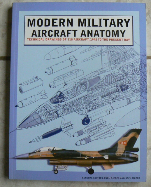 MODERN MILITARY AIRCRAFT Anatomy,Technical Drawings 118,1945 to present