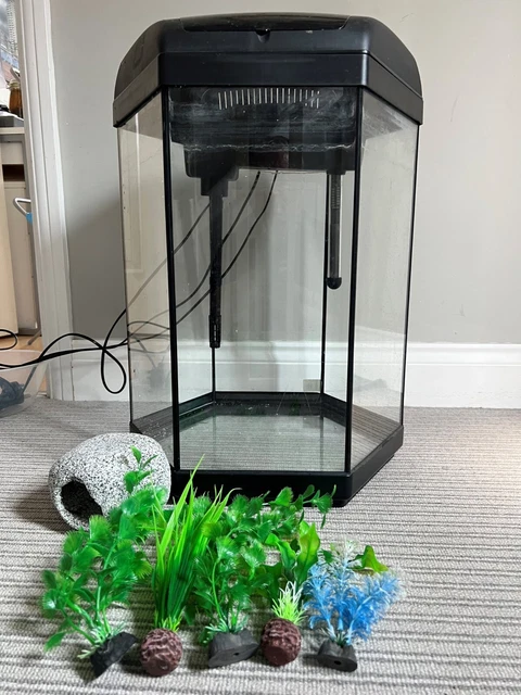 Aquael Hexa Set 60L Aquarium Fish Tank Filter LED Light 50W Heater