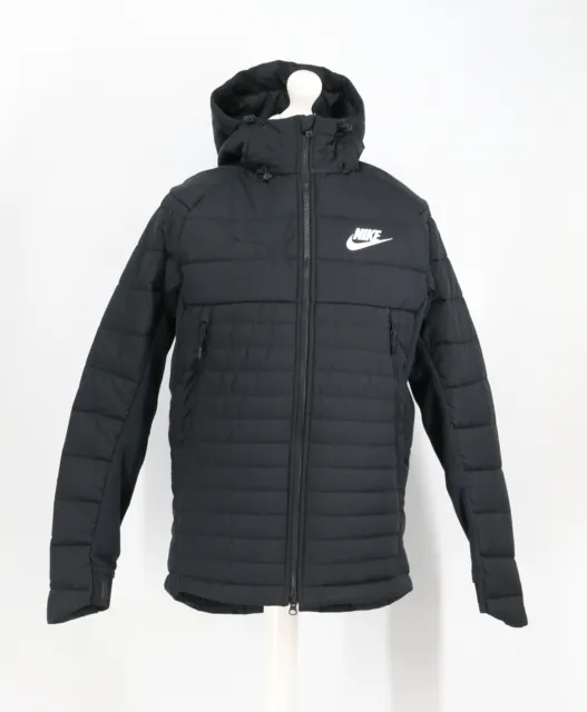 Nike Sportswear Synthetic Fill Hybrid Jacket Mens Black Padded Coat Rrp £135