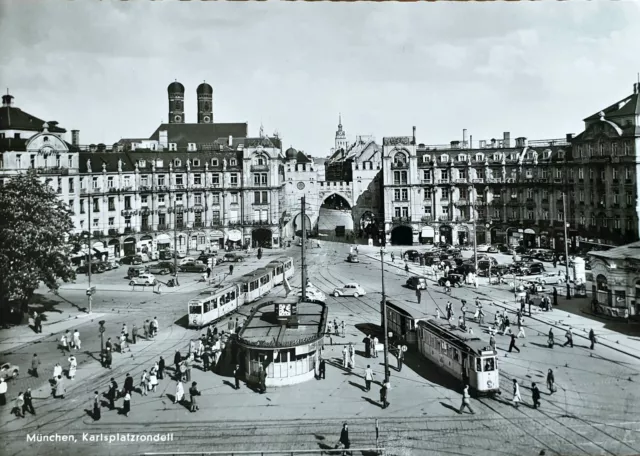 AK München Karlsplatz Karlstor 1950er