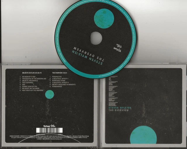 The Overview Cd STEVEN WILSON THE Overview TH5 OV5RV95W cd 2025 SW8CD Prog rock ...
