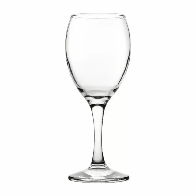 Utopia Pure Wine Glasses in Glass - Dishwasher Safe - 250 ml - Pack of 48