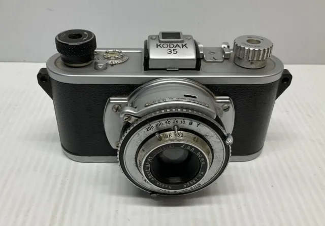 Cámara fotográfica Kodak 35 No.1 Diomatic f4.5 35 mm, sin probar, buen aspecto
