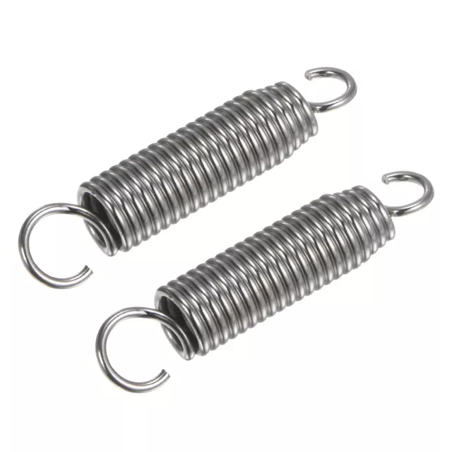 Drum Foot Pedal Spring Stainless Steel for Drum Tuner Drum Kit 2pcs Silver