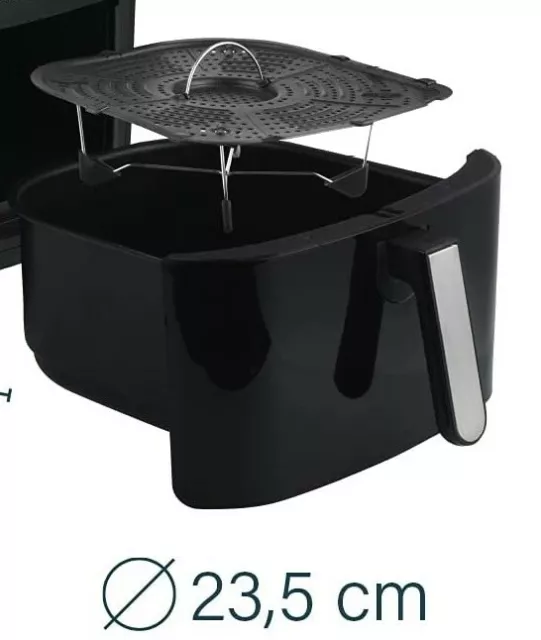 Envase Cesta Manijas Negro Original Freidora Airy Fryer