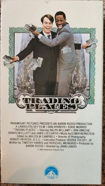 TRADING PLACES 1989 VHS Eddie Murphy Dan Aykroyd £6.85 - PicClick UK