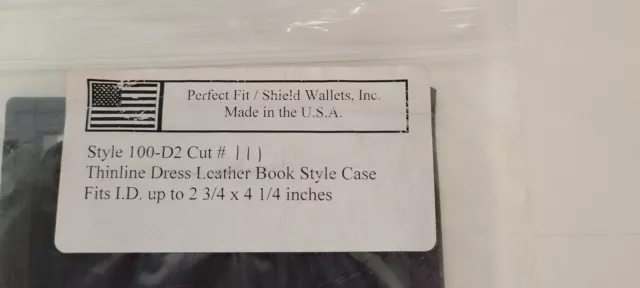 PERFECT FIT Shield Wallet - Style 100-D2, Cut #111
