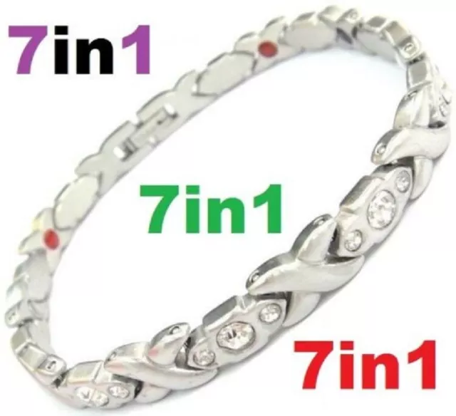 Magnetic Energy Armband Power Bracelet Health Bio GERMANIUM Magnet 7in1 lady 884