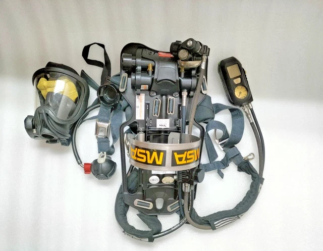 Msa Firehawk Power Module MASCHERA ARIA MSA Firehawk M7 Scba Con Maschera Cbrn Senza Cilindro EUR ...