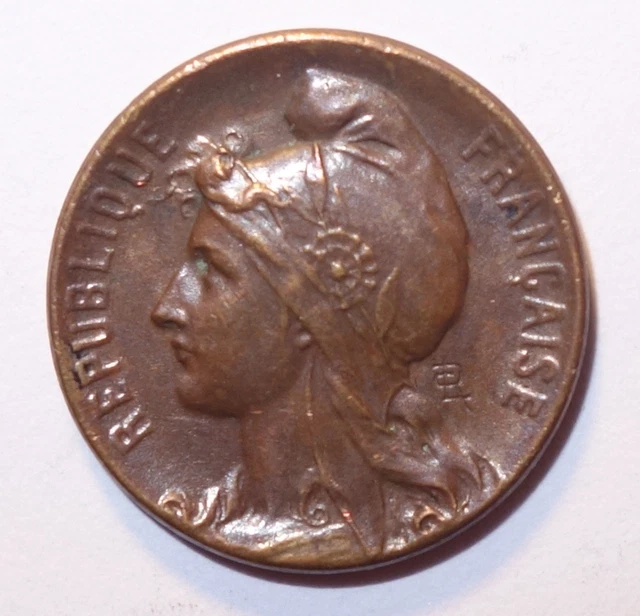 Petite médaille uniface ou Essai au module de la 1 Centime Dupuis, vers 1900 !!