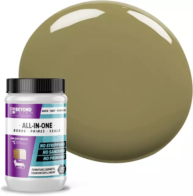 - Furniture, Cabinets and More All-In-One Refinishing Paint- Quart -Color: Sage