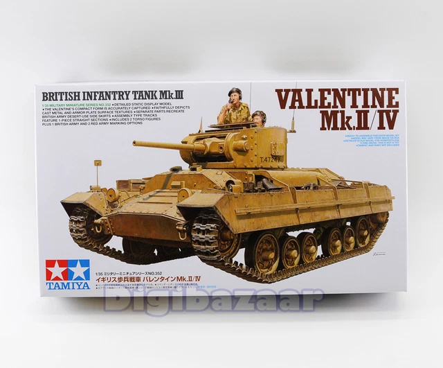 Maquette Tamiya 35352 – Valentine Mk.II/IV – 1/35 – Neuf – Char Militaire