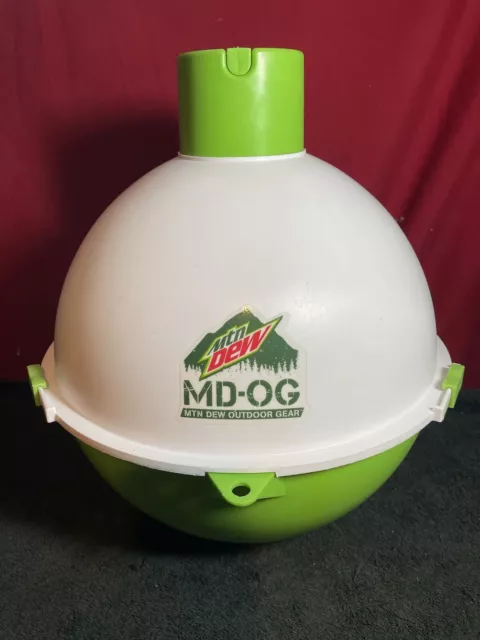 MOUNTAIN DEW BOBBER Cooler Fishing Chest $18.50 - PicClick