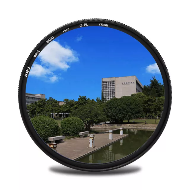 Ultra Slim CPL Circular Polarizing Lens Camera Filter 52/55/58/62/67/72/77/82mm