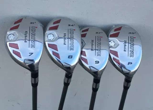 iDrive Made Hybrids #7 #8 #9 #PW Taylor Fit SENIOR Graphite Rescue Iron Woods