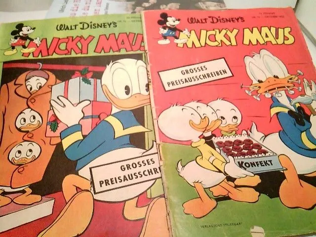 Konvolut bestehend aus 2 Heften, zum Thema: Micky Maus .... Disney, Walt und Dr.