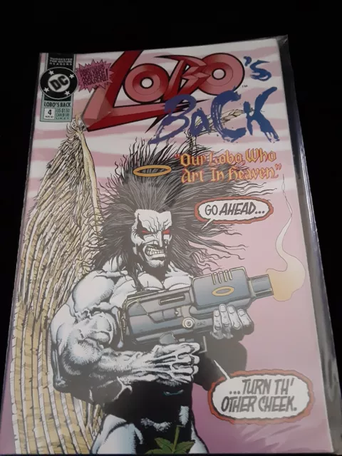 Lobo's Back #4 DC Comics November 1992.  Bagged & Boarded