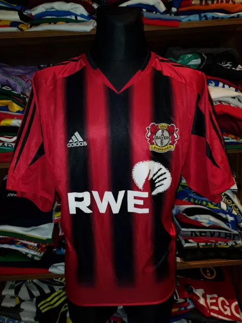 Bayer Leverkusen 2004-2006 Trikot Gr. L Jersey Camiseta (t511)