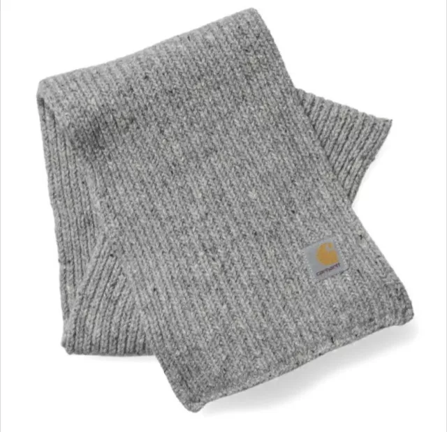 Carhartt Wool Blend Anglistic Scarf - Grey Heather