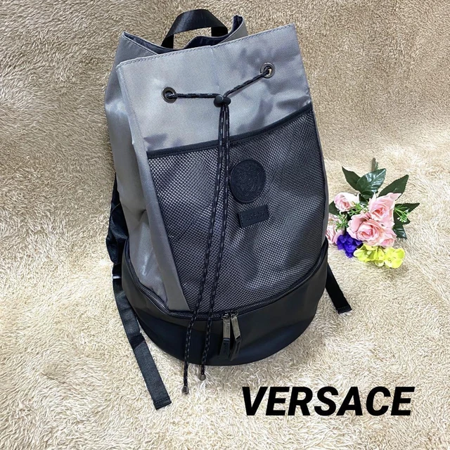 VERSACE VERSACE Versace drawstring backpack rucksack Gurkha Medusa No.2364
